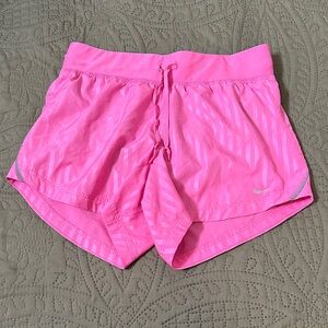 Nike Women's Bright Pink Athletic Shorts